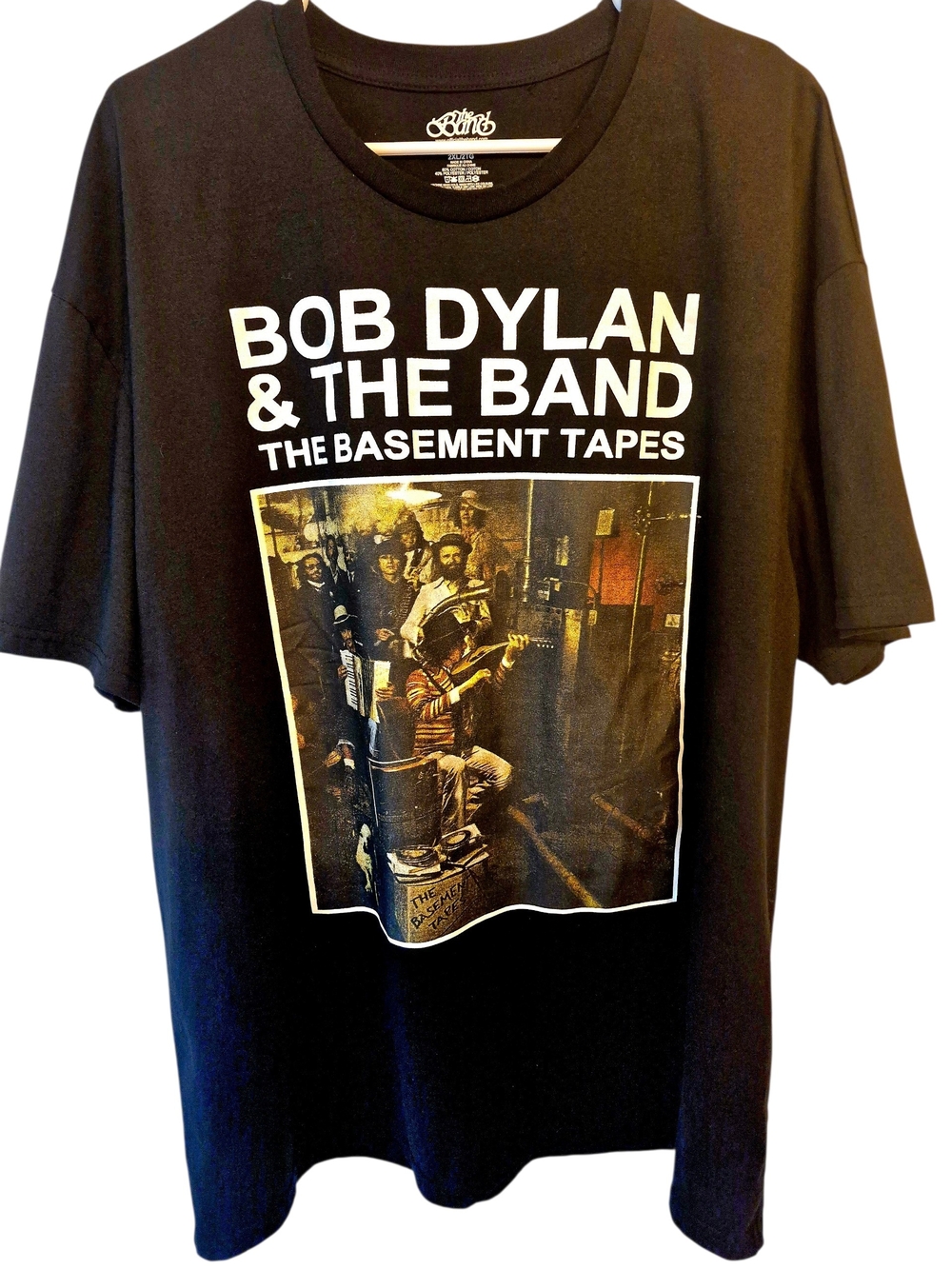 Bob Dylan & The Band Basement Tapes Crop Graphic T-Shirt UNISEX Music Tee